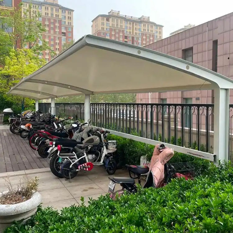 新乐市膜结构电动车棚